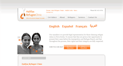 Desktop Screenshot of halifaxrefugeeclinic.org